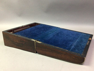 Lot 25 - WALNUT LAP DESK