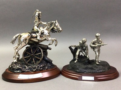 Lot 996 - ROYAL HAMPSHIRE, EXTENSIVE COLLECTION OF POLISHED PEWTER FIGURES