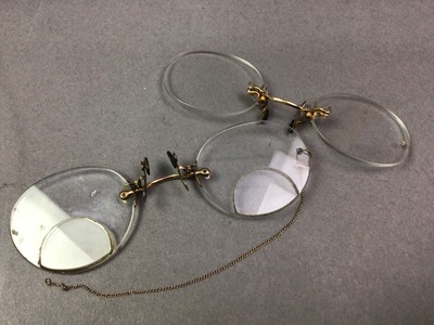 Lot 2 - TWO PAIRS OF PINCE NEZ