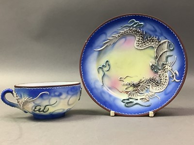 Lot 47 - JAPANESE EGGSHELL PORCELAIN TEA SERVICE