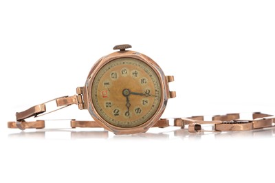 Lot 849 - GOLD CASED WRIST WATCH