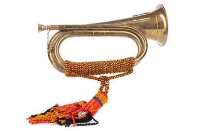 Lot 116 - ROYAL LANCER'S BRASS BUGLE