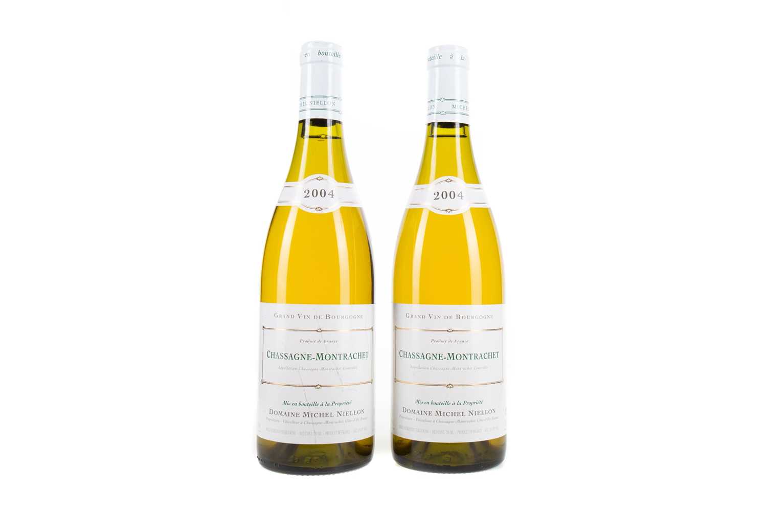 Lot 86 - 2 BOTTLES OF DOMAIN MICHEL NIELLON 2004 CHASSAGNE-MONTRACHET