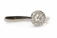 Lot 325 - DIAMOND SOLITAIRE RING the round brilliant cut...