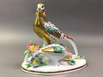 Lot 94 - CROWN STAFFORDSHIRE MODEL OF A PHEASANT