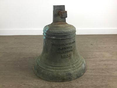 Lot 402 - VICTORIAN BRONZE BELL