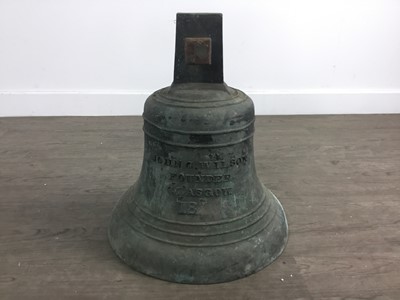 Lot 402A - VICTORIAN BRONZE BELL