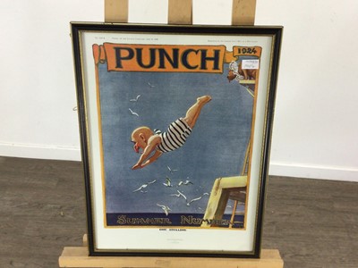 Lot 105 - GROUP OF PUNCH REPRODUCTION POSTERS