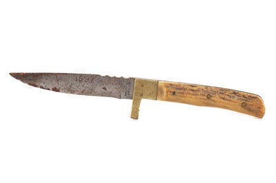 Lot 127 - VICTORIAN SKINNING KNIFE