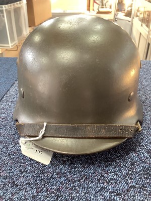 Lot 137 - THIRD REICH M35 STAHLHELM