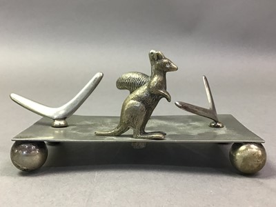 Lot 148 - AUSTRALIAN SILVER PLATED STAND