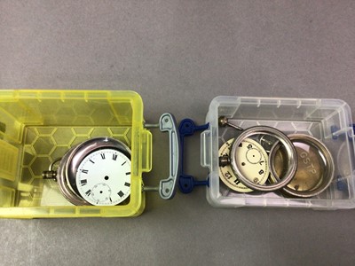 Lot 150 - COLLECTION OF MILITARY POCKET WATCH PARTS