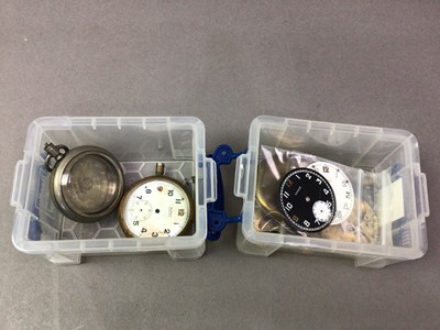 Lot 150 - COLLECTION OF MILITARY POCKET WATCH PARTS