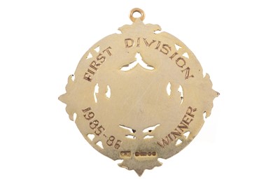 Lot 1613 - HAMILTON ACADEMICAL F.C., FIRST DIVISION GOLD MEDAL