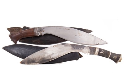 Lot 146 - TWO NEPALESE KUKRI