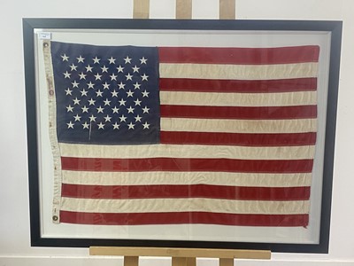 Lot 165 - USA, VINTAGE COTTON FLAG