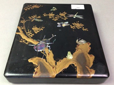 Lot 201 - JAPANESE LACQUERED BOX