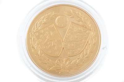 Lot 1620 - ROUS CUP GOLD PLATED MEDAL