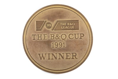 Lot 333 - THE B&Q CUP WINNERS GILT MEDAL