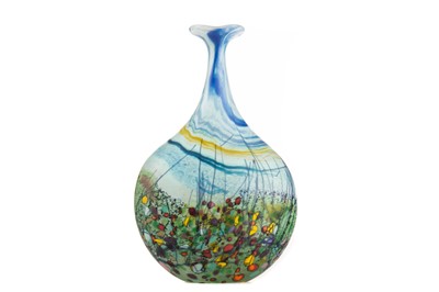 Lot 317 - PETER LAYTON (BRITISH, BORN 1937), STUDIO GLASS VASE