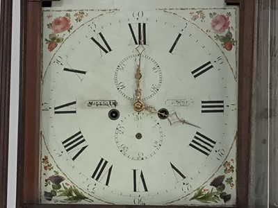 Lot 216 - MAHOGANY LONGCASE CLOCK