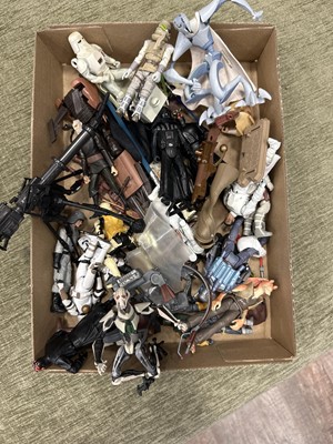 Lot 1007 - STAR WARS, COLLECTION OF FIGURES AND VECHILES