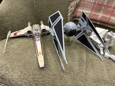 Lot 1007 - STAR WARS, COLLECTION OF FIGURES AND VECHILES