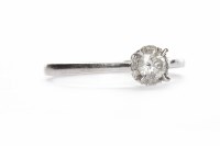 Lot 353 - DIAMOND SOLITAIRE RING the round brilliant cut...