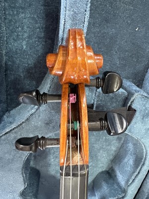 Lot 675 - WORKSHOP OF GIUSEPPE LUCCI OF ROME, ITALIAN FULL SIZE VIOLIN