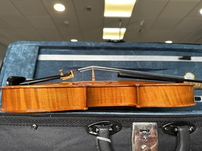 Lot 675 - WORKSHOP OF GIUSEPPE LUCCI OF ROME, ITALIAN FULL SIZE VIOLIN