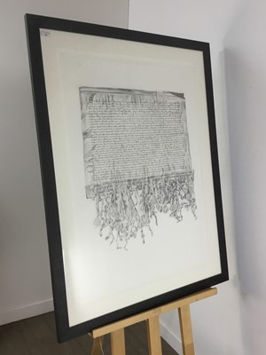 Lot 350 - DECORATIVE ARBROATH DECLARATION