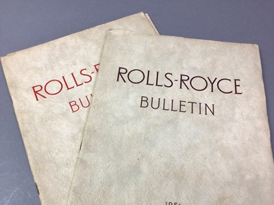 Lot 313 - SET OF ROLLS ROYCE BULLETINS