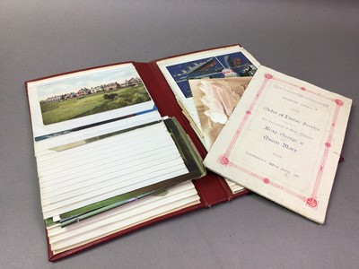 Lot 318 - POSTCARD ALBUM