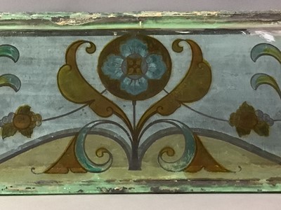 Lot 231 - STAINED GLASS PANEL