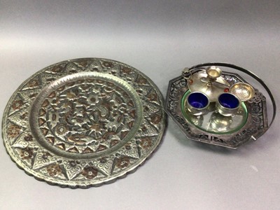 Lot 307 - PAIR OF EDWIN BLYDE PEWTER DECANTERS