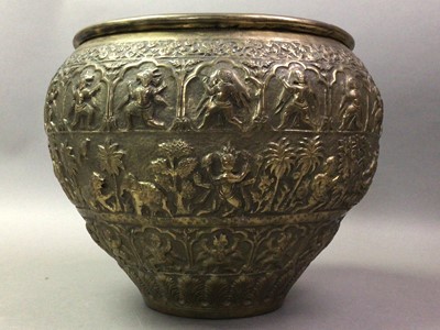 Lot 257 - INDIAN BRASS JARDINIERE