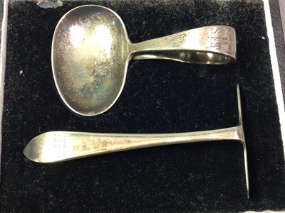 Lot 300 - CASED SILVER SPOON