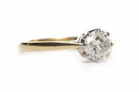 Lot 366 - DIAMOND SOLITAIRE RING the round brilliant cut...