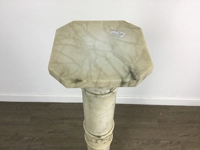 Lot 383 - LARGE MARBLE PEDESTAL