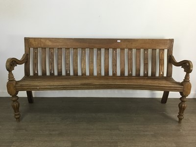 Lot 430 - GARDEN BENCH