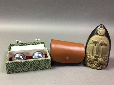 Lot 524 - DIE-CAST MODEL OF A METAL TOY CRANE