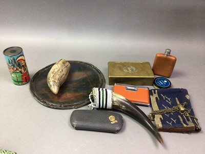 Lot 524 - DIE-CAST MODEL OF A METAL TOY CRANE