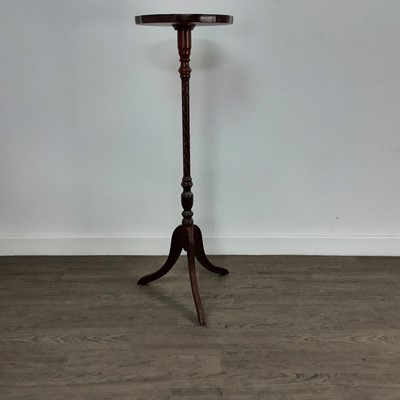 Lot 404 - MAHOGANY TORCHERE