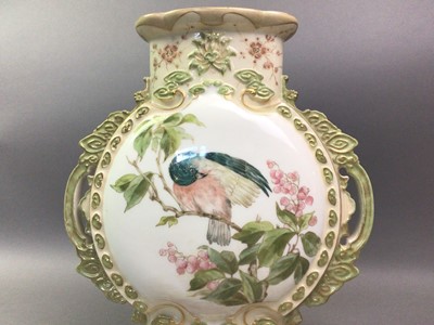 Lot 539 - AUSTRIAN MOONFLASK VASE