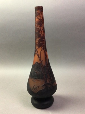 Lot 443 - RICHARD, FRENCH CAMEO GLASS VASE