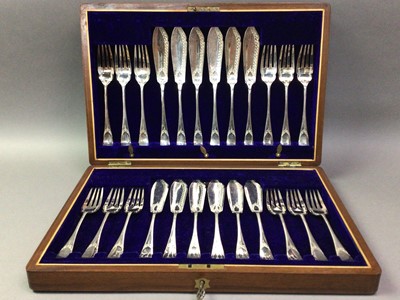 Lot 453 - CANTEEN OF PLATED CUTLERY