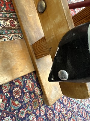 Lot 707 - DAPPLE GREY ROCKING HORSE