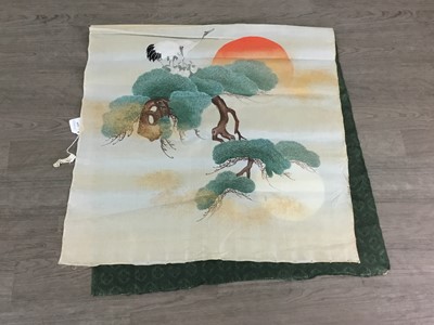 Lot 1109 - JAPANESE SILK PANEL