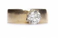 Lot 391 - DIAMOND SINGLE STONE RING the round brilliant...