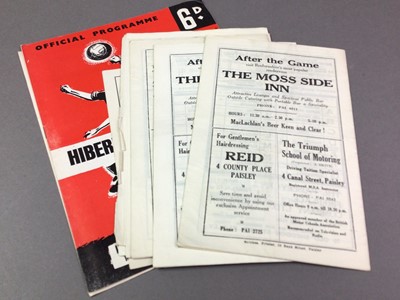 Lot 520 - COLLECTION OF FOOTBALL EPHEMERA